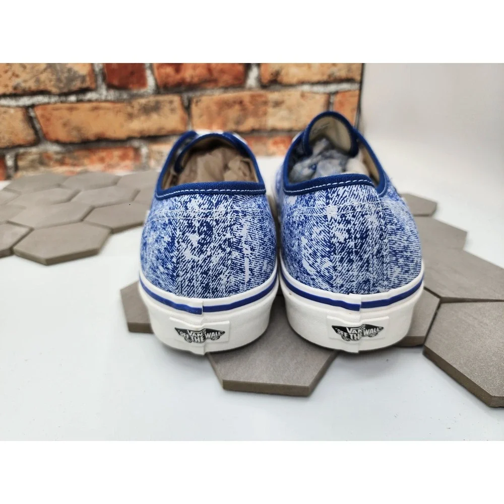VANS ANAHEIM FACTORY Authentic 44 DX Men's Sz‎ 13 Blue Acid Wash sneakers